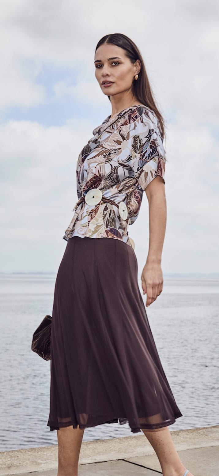 Molly Jo bluse i multiprint - Billede 2