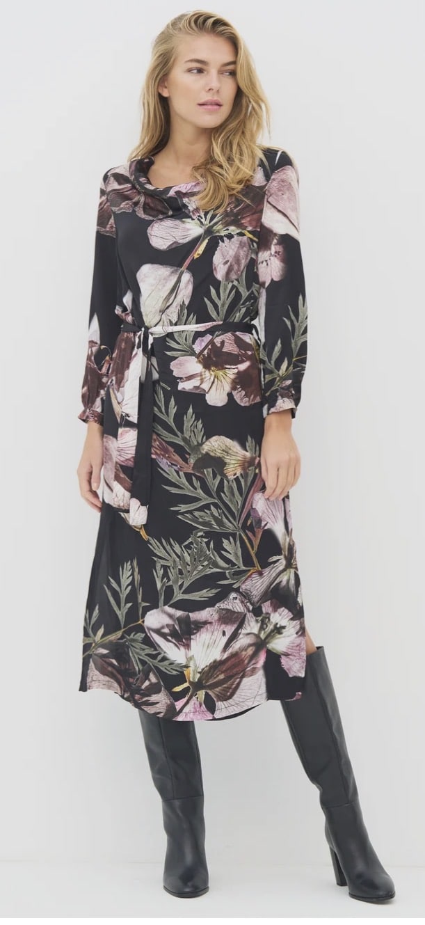 NÜ kjole blomsterprint