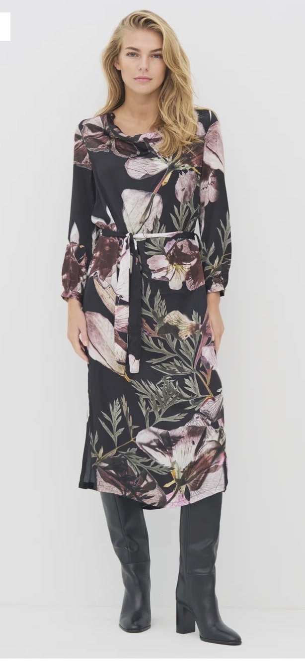 NÜ kjole blomsterprint - Billede 2