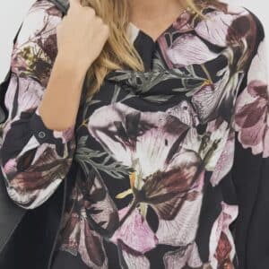 NÜ bluse - blomsterprint