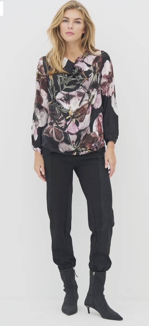 NÜ bluse - blomsterprint - Billede 2